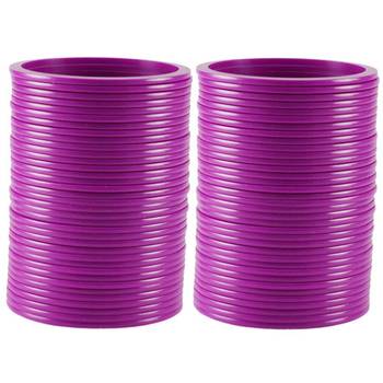 Extra Large Size  Acrylic Bangles Color Purple 1