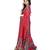 multicolor printed chiffon saree with blouse