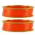 Extra Large Size  Brass & Acrylic Bangles Color Orange