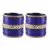Extra Large Size  Brass & Acrylic Bangles Color Blue & Golden