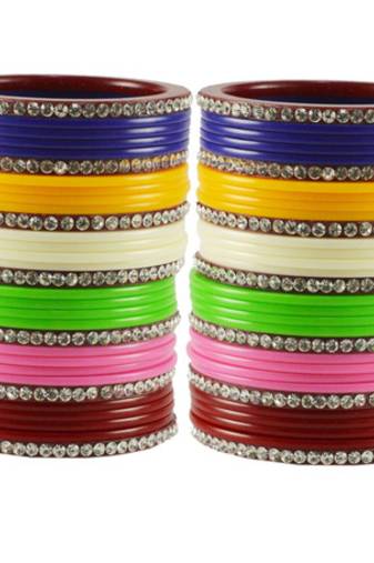 Extra Large Size Acrylic Bangles Color Multicolor