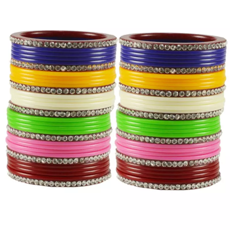 Extra Large Size Acrylic Bangles Color Multicolor