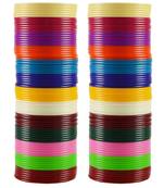 Extra Large Size  Acrylic Bangles Color Multicolor