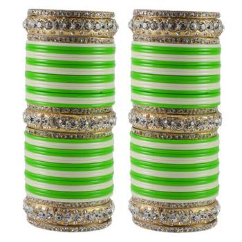 Extra Large Size  Brass & Acrylic Bangles Color Multicolor 1