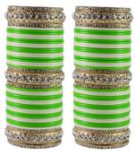 Extra Large Size  Brass & Acrylic Bangles Color Multicolor