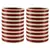 Extra Large Size  Acrylic Bangles Color Maroon & White