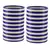 Extra Large Size  Acrylic Bangles Color Dark Blue & White