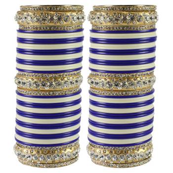 Extra Large Size  Brass & Acrylic Bangles Color Multicolor 1