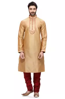 Gold Kurta Pyjama Men's