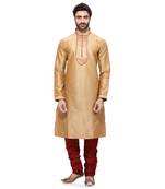 Gold Kurta Pyjama Men's