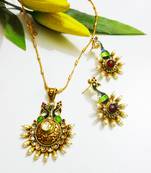 Peacock Necklace Set