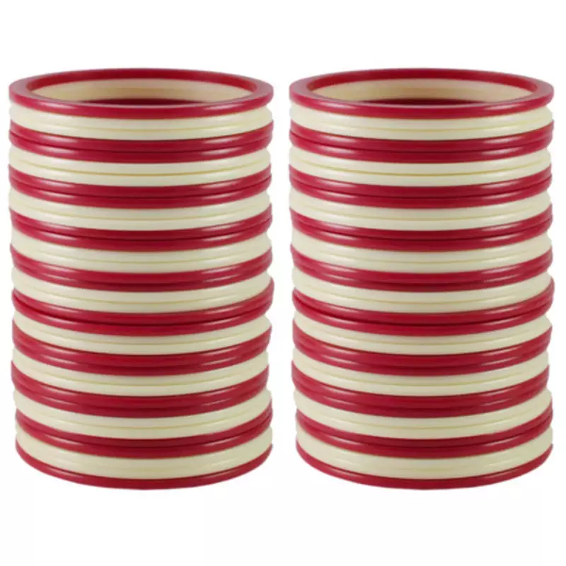 Extra Large Size  Acrylic Bangles Color Pink & White