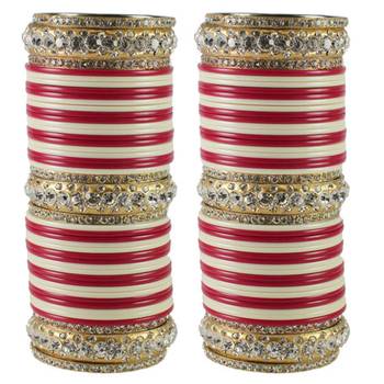 Extra Large Size  Brass & Acrylic Bangles Color Multicolor 1