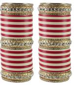 Extra Large Size  Brass & Acrylic Bangles Color Multicolor