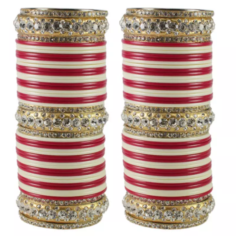 Extra Large Size  Brass & Acrylic Bangles Color Multicolor