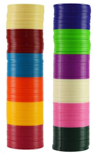 Extra Large Size  Acrylic Bangles Color Multicolor