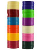 Extra Large Size  Acrylic Bangles Color Multicolor