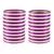 Extra Large Size  Acrylic Bangles Color Purple & White