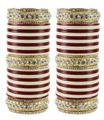 Extra Large Size  Brass & Acrylic Bangles Color Multicolor
