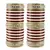 Extra Large Size  Brass & Acrylic Bangles Color Multicolor