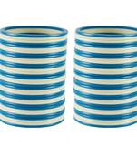 Extra Large Size  Acrylic Bangles Color Light Blue & White