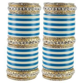 Extra Large Size  Brass & Acrylic Bangles Color Multicolor 1