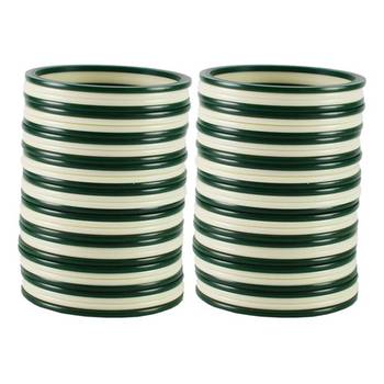 Extra Large Size  Acrylic Bangles Color Dark Green 1