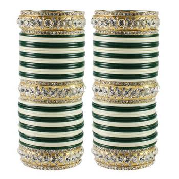 Extra Large Size  Brass & Acrylic Bangles Color Multicolor 1