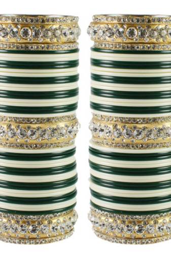 Extra Large Size  Brass & Acrylic Bangles Color Multicolor