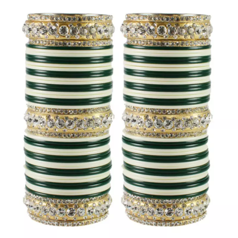 Extra Large Size  Brass & Acrylic Bangles Color Multicolor