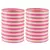 Extra Large Size  Acrylic Bangles Color Pink & White