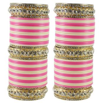 Extra Large Size  Brass & Acrylic Bangles Color Multicolor 1