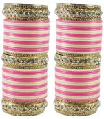 Extra Large Size  Brass & Acrylic Bangles Color Multicolor