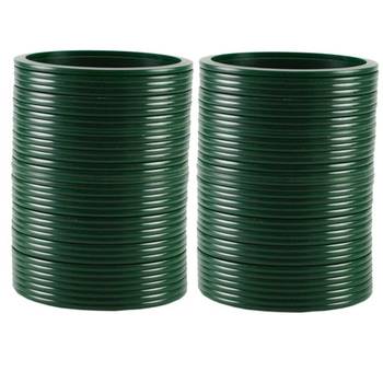 Extra Large Size  Acrylic Bangles Color Dark Green 1