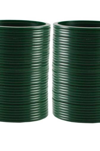 Extra Large Size  Acrylic Bangles Color Dark Green
