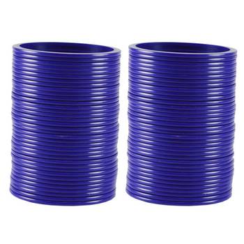 Extra Large Size  Acrylic Bangles Color Dark Blue 1
