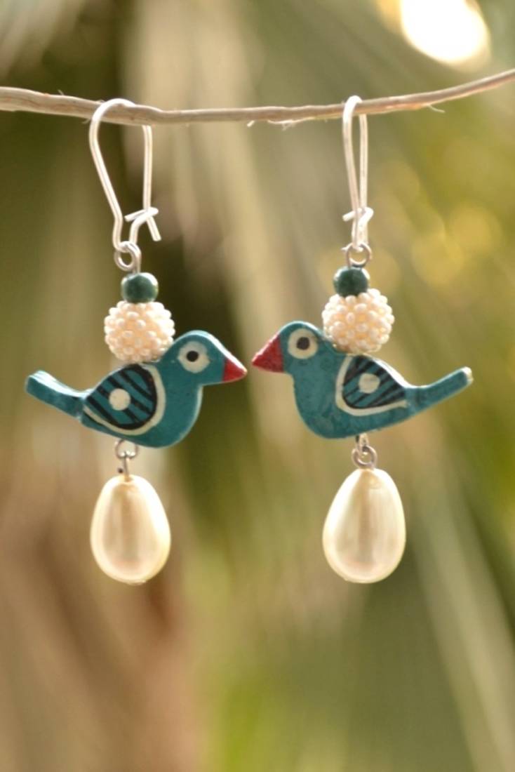 Love bird Designer Pair of Earrings