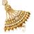 muslim bridal gold pearl jhoomar passa hair accessory