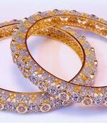 BEAUTIFUL ETHNIC FINE Cz BANGLE