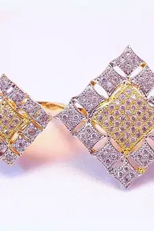 INTREND BEAUTIFUL FINE Cz DOUBLE RING