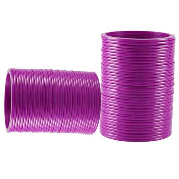 Extra Large Size  Acrylic Bangles Color Purple 2