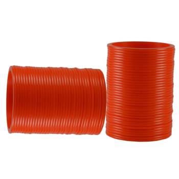 Extra Large Size  Acrylic Bangles Color Orange 2