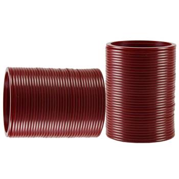 Extra Large Size  Acrylic Bangles Color Maroon 2