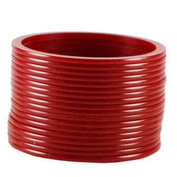 Extra Large Size  Acrylic Bangles Color Red 2