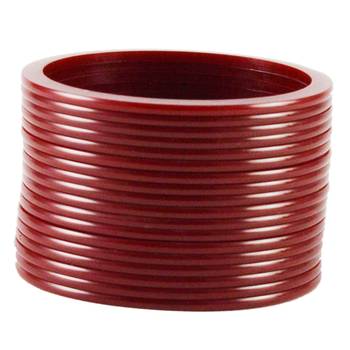Extra Large Size  Acrylic Bangles Color Maroon 2