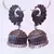 Tribal german silver jhumka earring