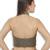 Black With Golden Velvet Embroidery  Padded Readymade Sleeveless Blouse