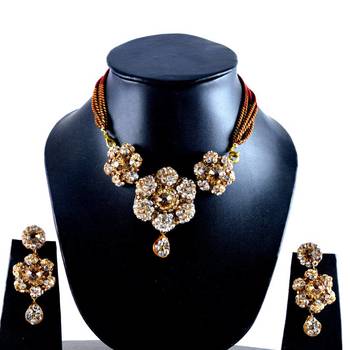 Rajasthani Lakh Necklace With Earing 1