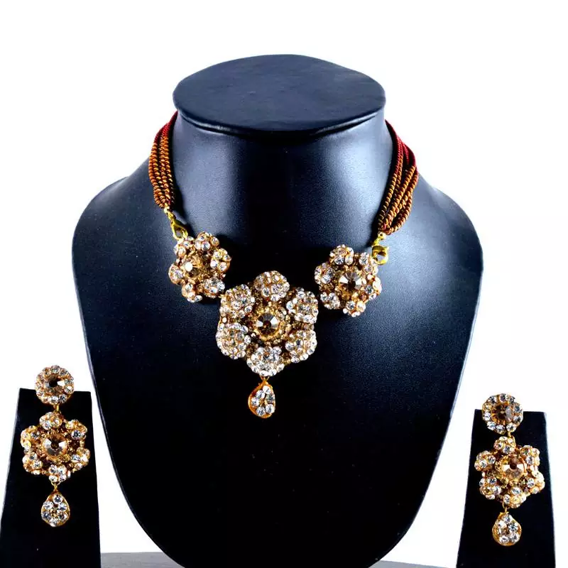 Rajasthani Lakh Necklace With Earing