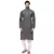 Men's Handloom Gray Kurta Pyjama